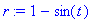 r := 1-sin(t)